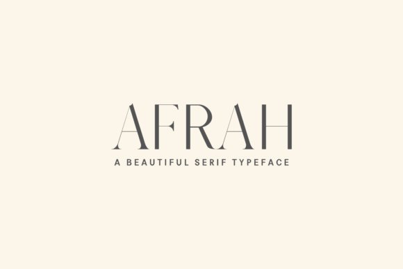Afrah Family Font - Featured Image