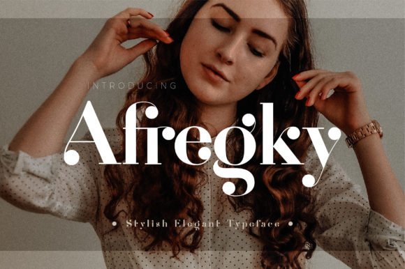 Afregky Font - Featured Image