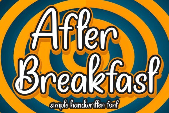 After Breakfast Font - Featured Image