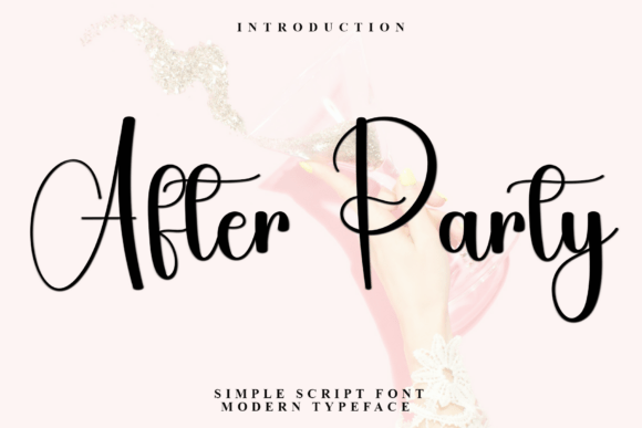 After Party Font - Featured Image