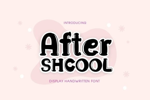 After School Font - Featured Image