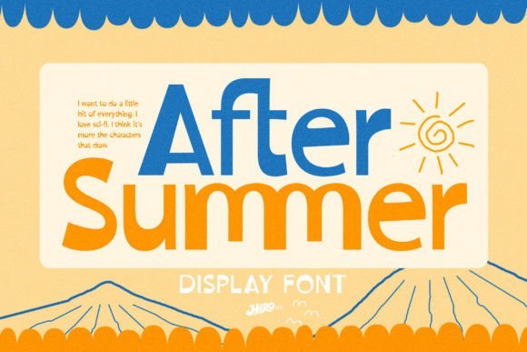 After Summer Font - Featured Image