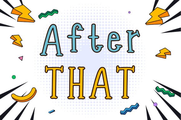 After That Font - Featured Image