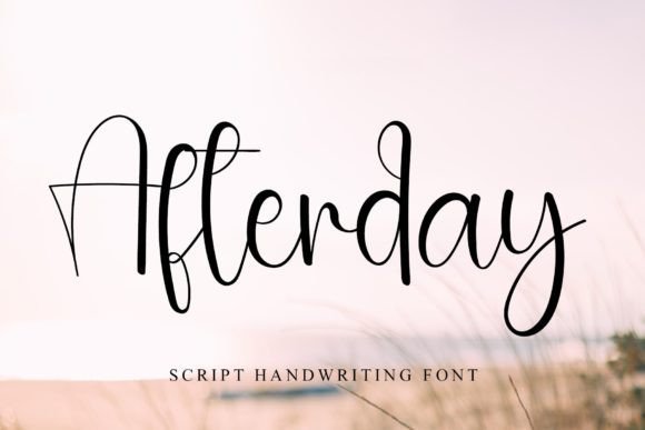 Afterday Font - Featured Image