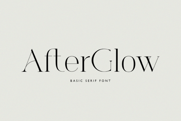 Afterglow Font - Featured Image