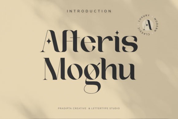 Afteris Moghu Font - Featured Image