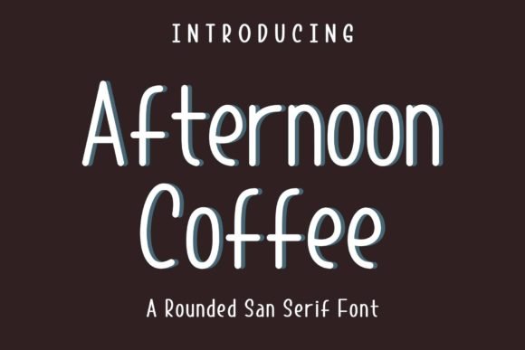 Afternoon Coffee Font - Featured Image