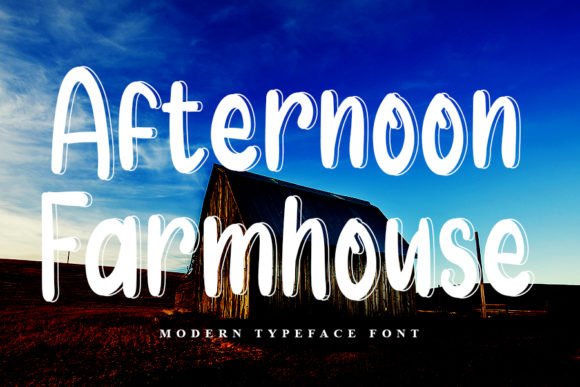 Afternoon Farmhouse Font - Featured Image