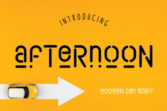 Afternoon Font - Featured Image
