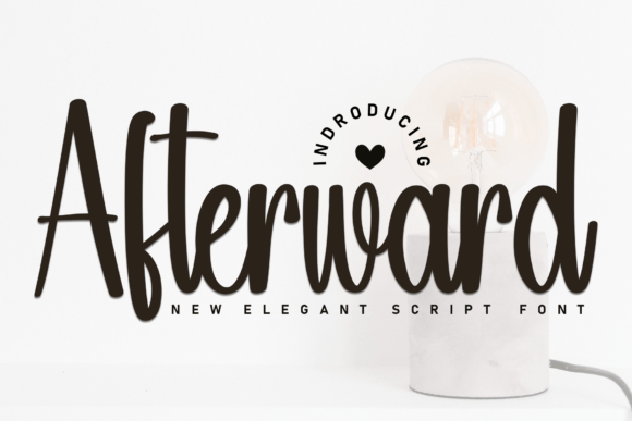 Afterward Font - Featured Image