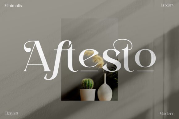 Aftesto Font - Featured Image