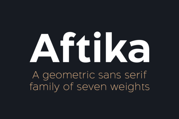Aftika Font - Featured Image