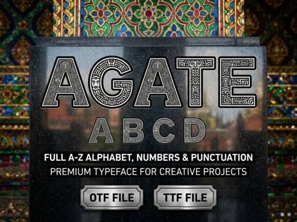 Agate Font - Featured Image