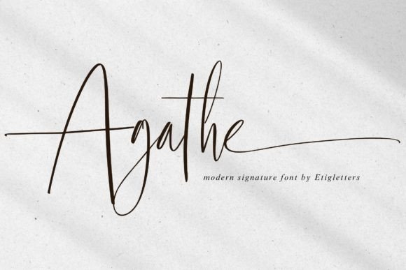 Agathe Font - Featured Image
