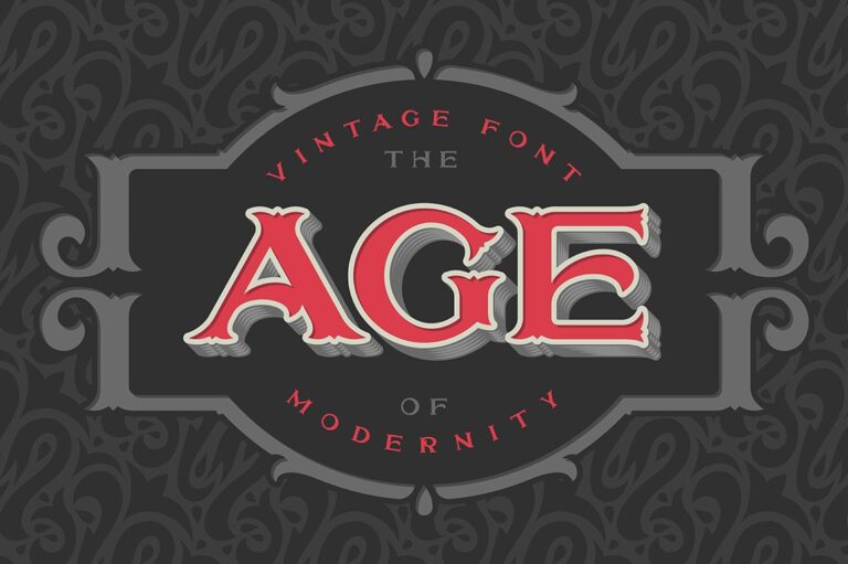 Age of Modernity Font - Featured Image