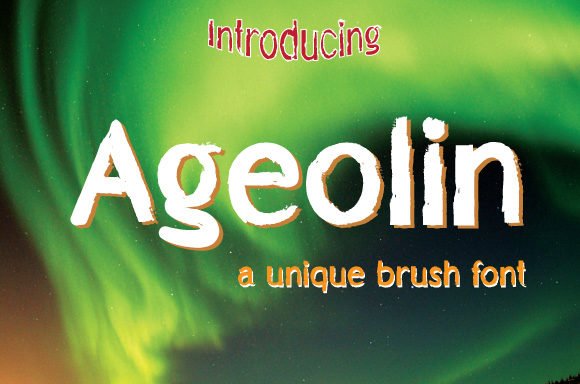 Ageolin Font - Featured Image