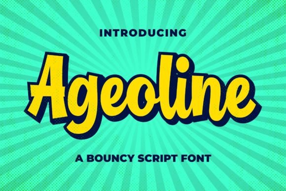 Ageoline Font - Featured Image