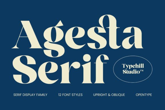 Agesta Serif Font - Featured Image