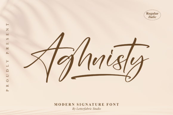 Aghnisty Font - Featured Image