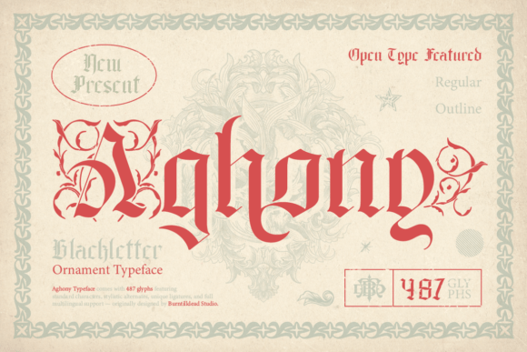 Aghony Font - Featured Image
