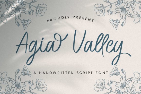 Agia Valley Font - Featured Image