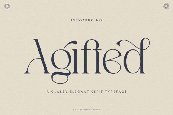 Agifted Font - Featured Image