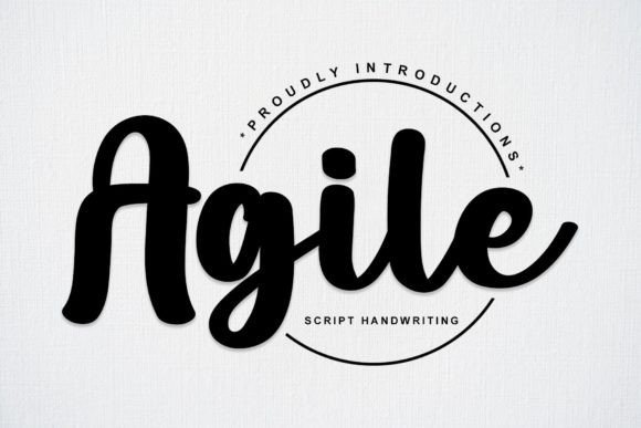 Agile Font - Featured Image