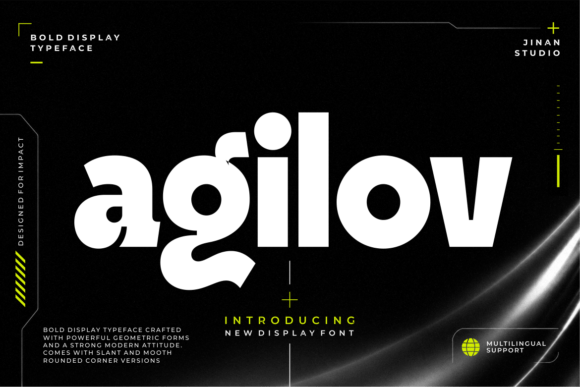 Agilov Font - Featured Image