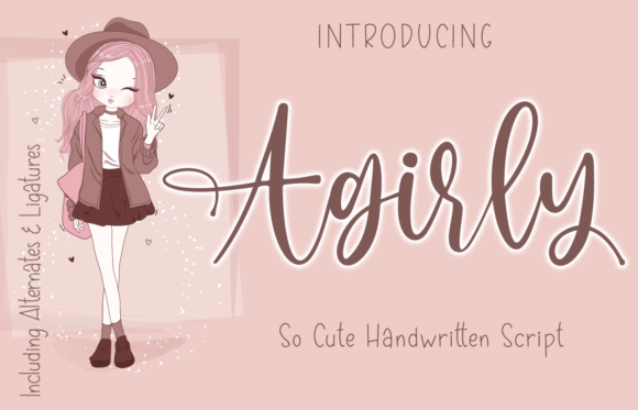 Agirly Font - Featured Image