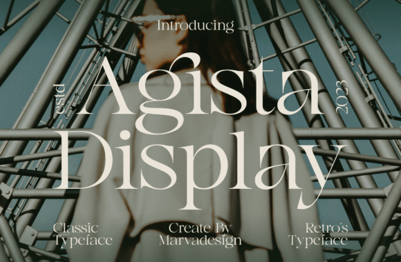 Agista Display Font - Featured Image