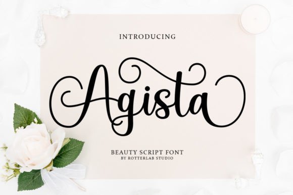 Agista Font - Featured Image
