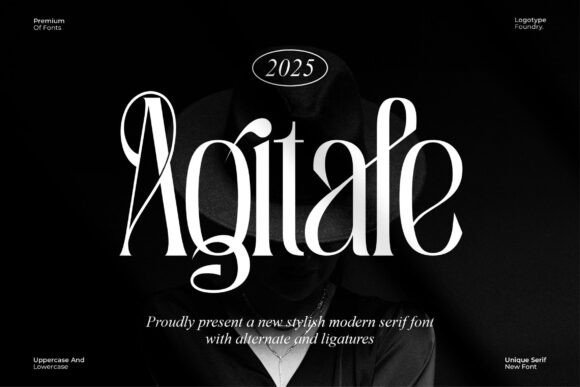 Agitafe Font - Featured Image