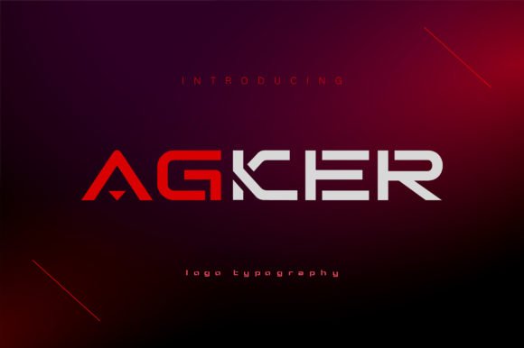 Agker Font - Featured Image