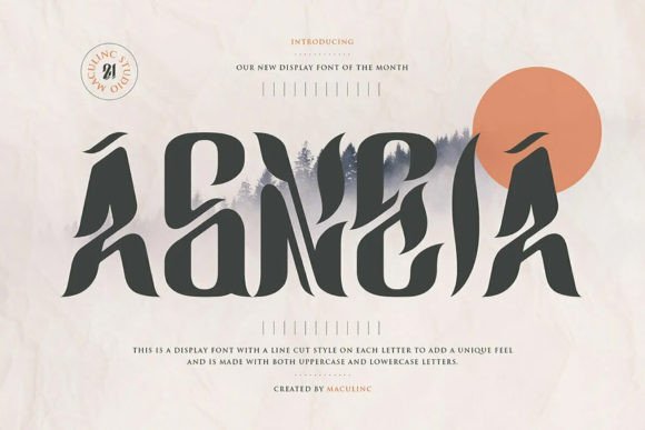 Agneia Font - Featured Image