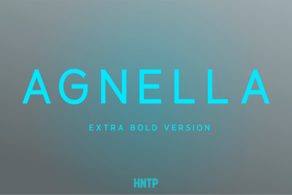 Agnella Extra Bold Font - Featured Image