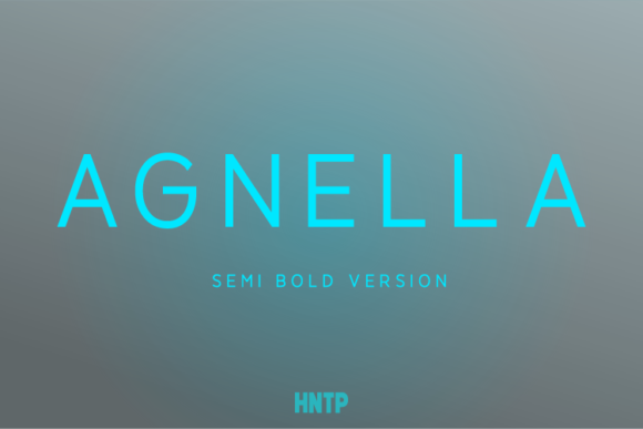 Agnella Semi-Bold Font - Featured Image