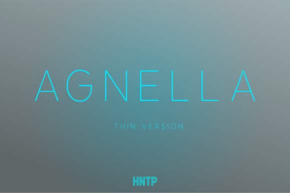 Agnella Thin Font - Featured Image