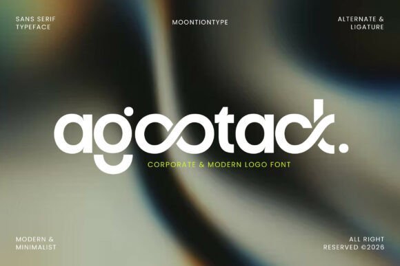 Agootack Font - Featured Image