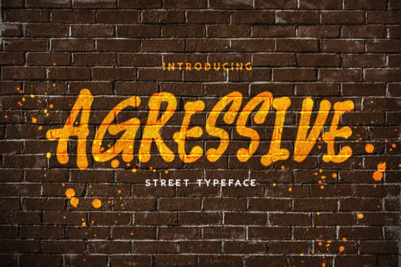 Agressive Font - Featured Image