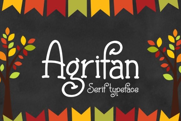 Agrifan Font - Featured Image