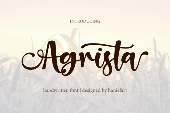 Agrista Font - Featured Image