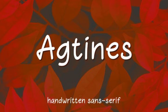 Agtines Font - Featured Image