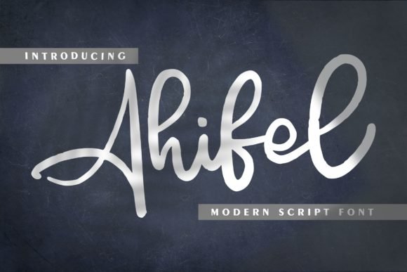 Ahifel Font - Featured Image