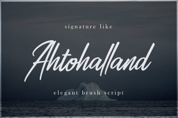 Ahtohalland Font - Featured Image