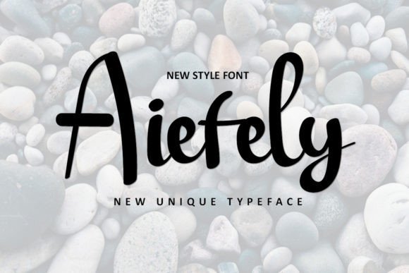 Aiefely Font - Featured Image