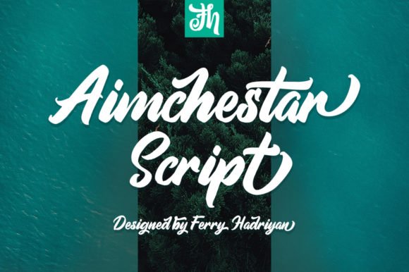 Aimchestar Script Font - Featured Image