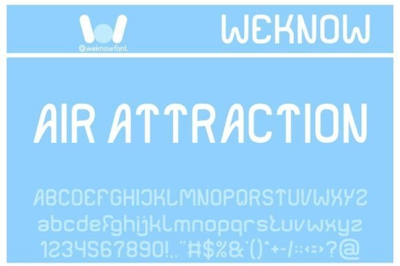 Air Attraction Font - Featured Image