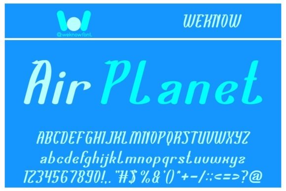 Air Planet Font - Featured Image