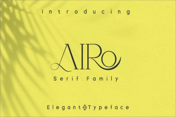 Airo Font - Featured Image