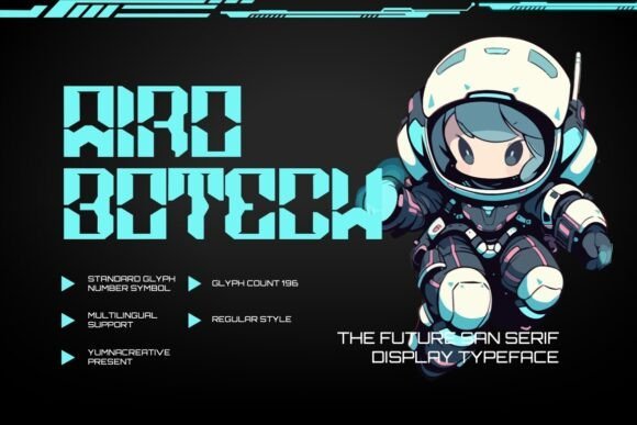 Airobotech Font - Featured Image